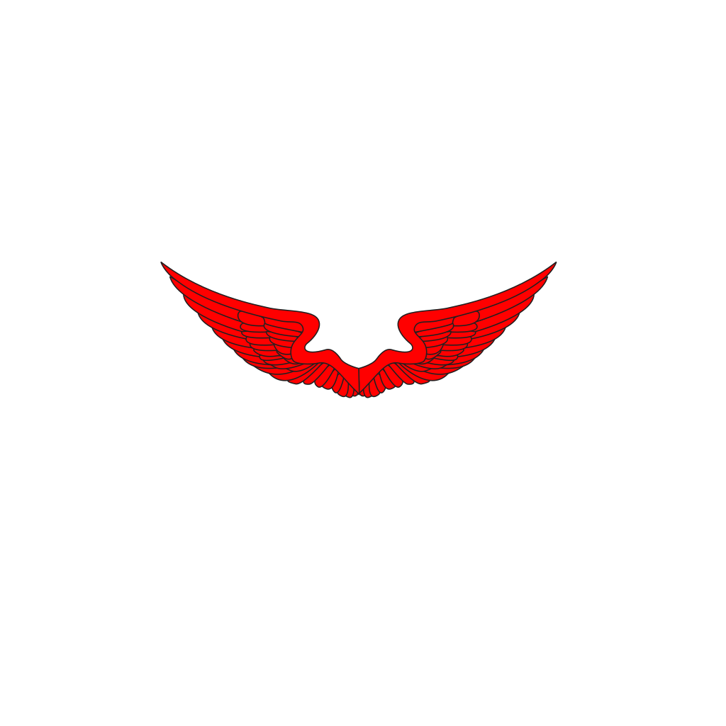 Red Eagle With Wings Spread clipart preview