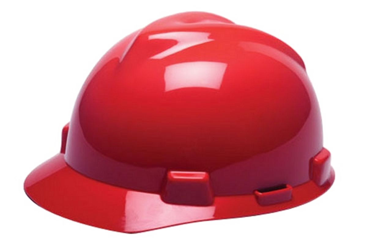 Red Engineer Helmet PNG File clipart free download