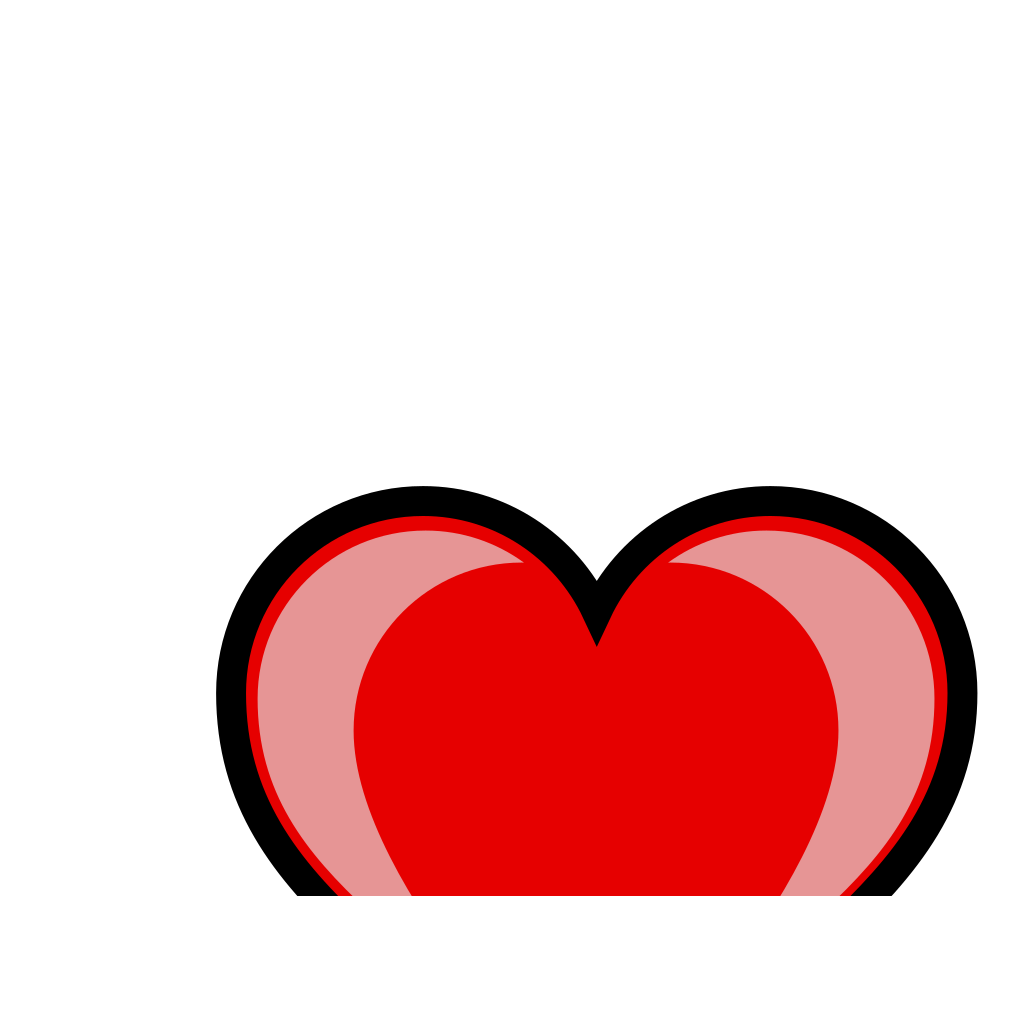 Red Heart Glossy clipart preview