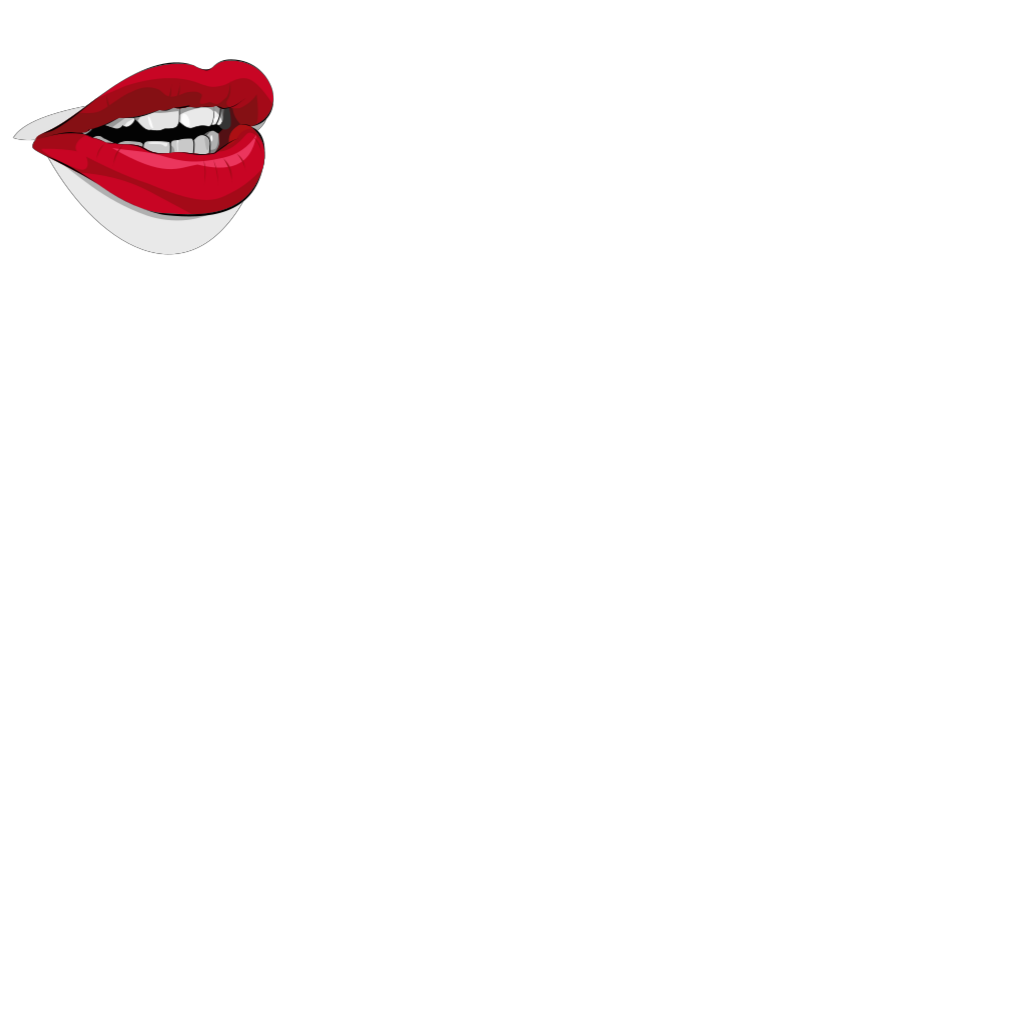 Red Lips Beauty Illustration clipart free download