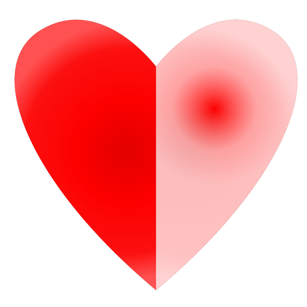 Red Love Heart Symbol clipart preview