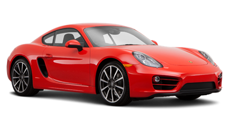 Red Porsche Caymen S PNG clipart free download