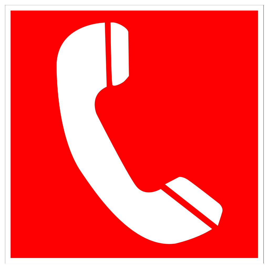 Red Telephone Icon clipart preview