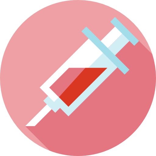 Red Vaccine Icon clipart preview