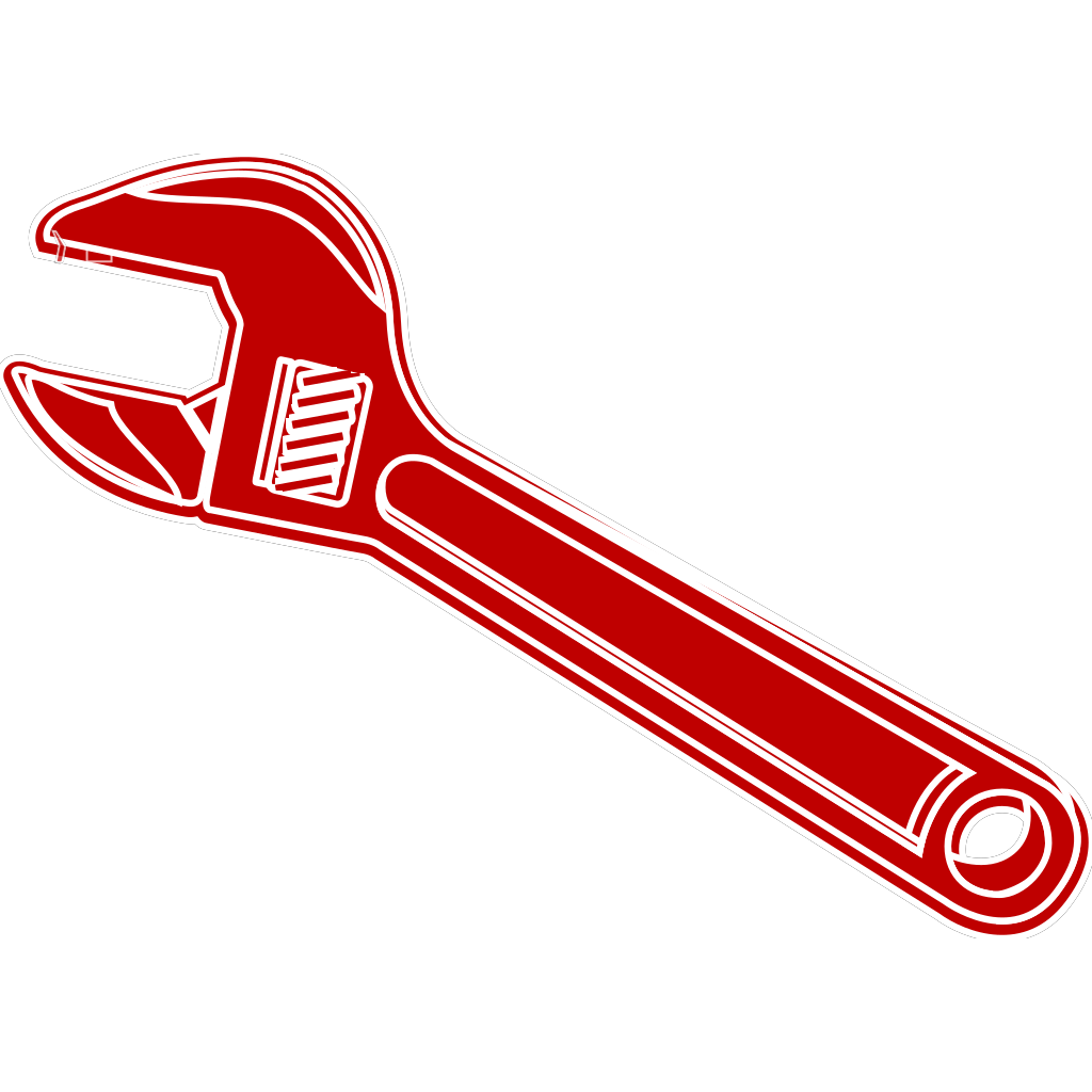 Red Wrench Clipart clipart preview