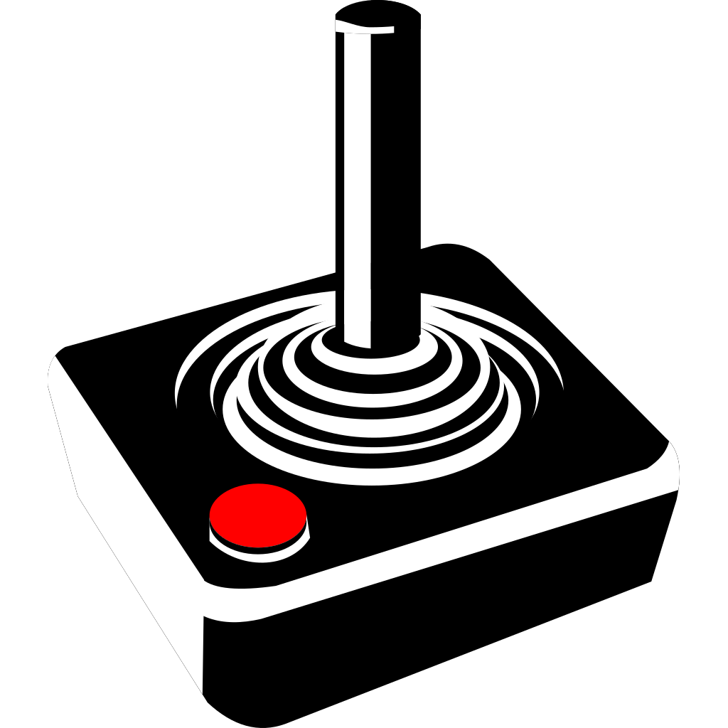 Retro Joystick Design Clipart clipart preview