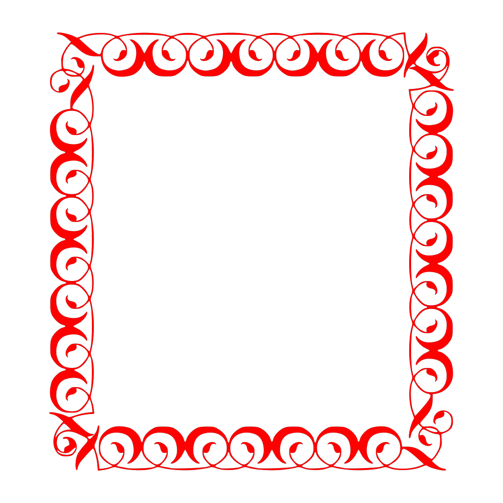 Rose Border Frame Background clipart preview