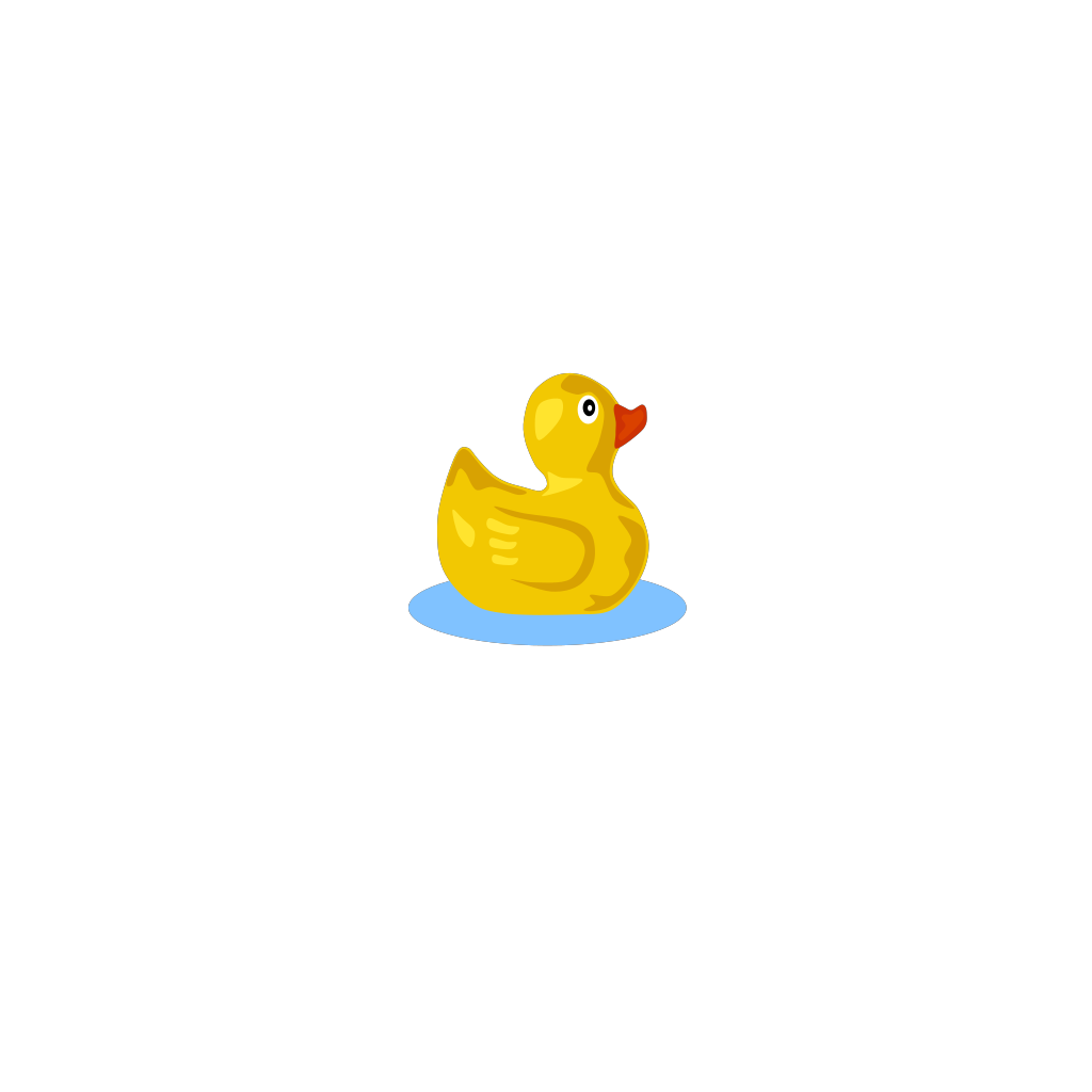 Rubber Duck Graphic clipart preview