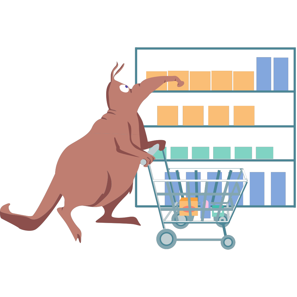 Shopping Aardvark Clipart clipart preview