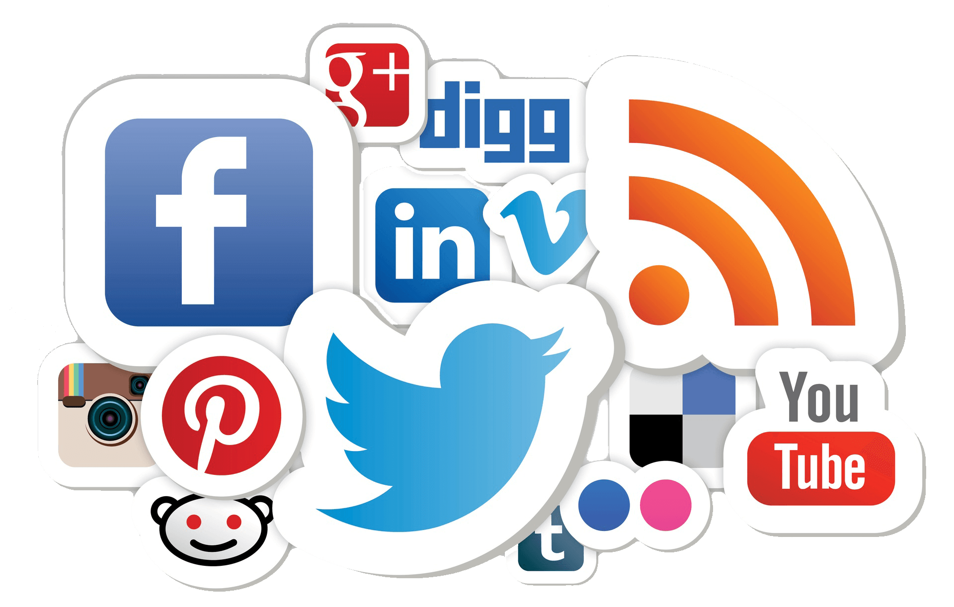 Social Media Sticker Logos clipart preview