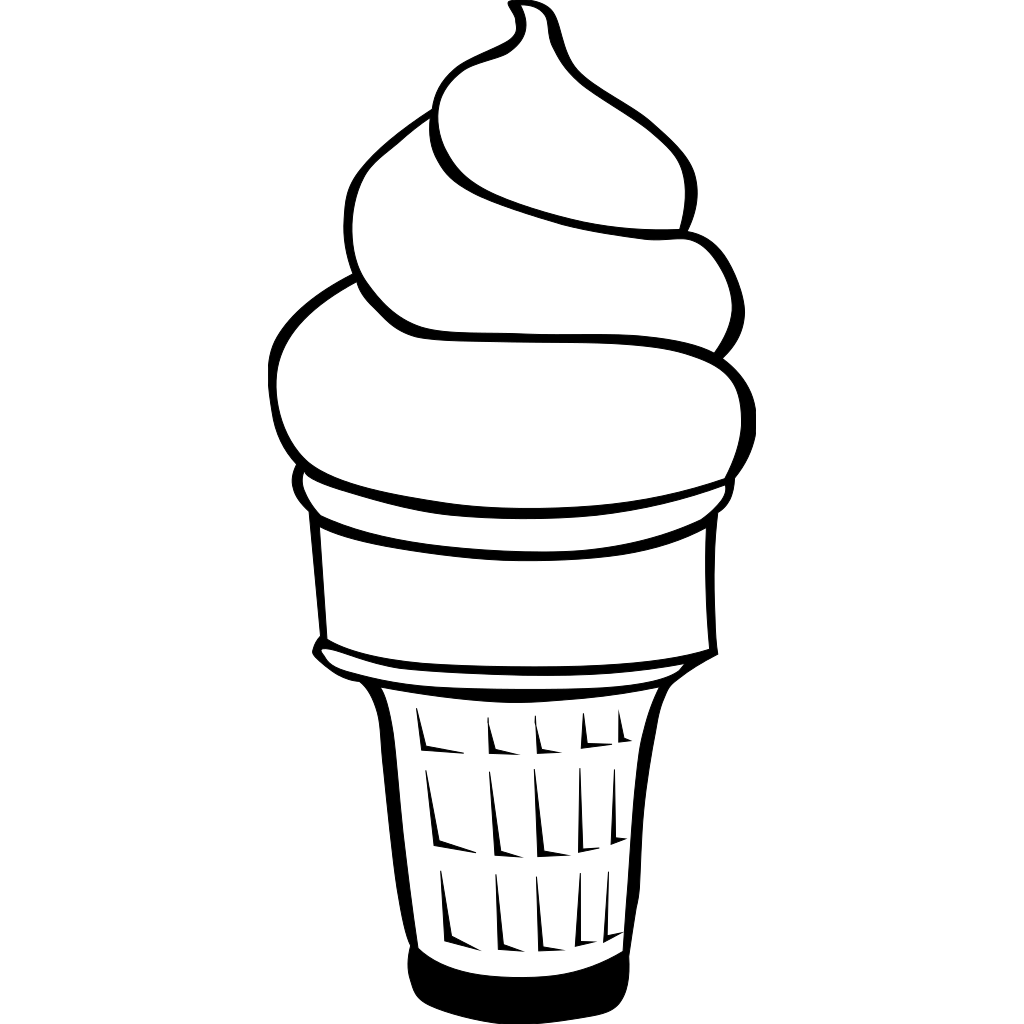 Soft Ice Cream Cones clipart free download