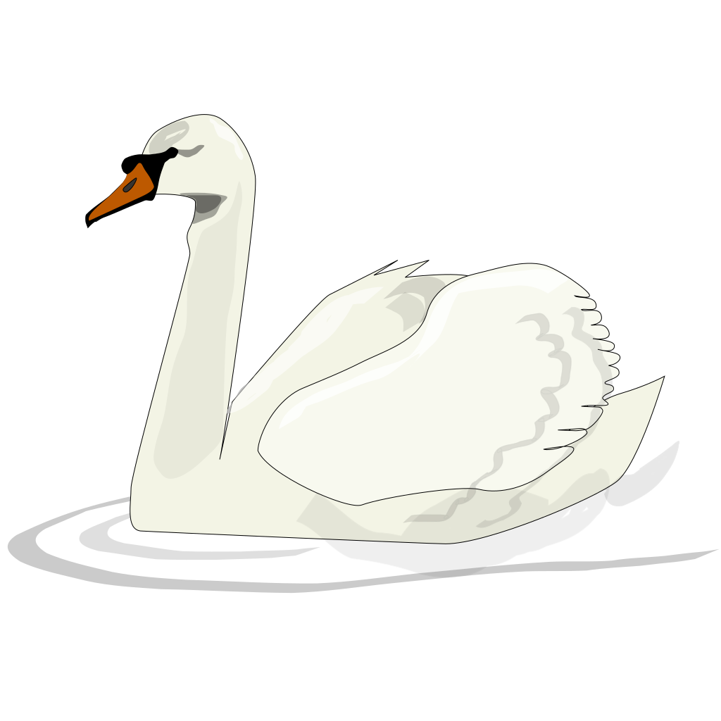 Swan Bird Swimming clipart preview