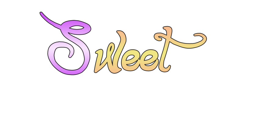 Sweet Text PNG clipart preview