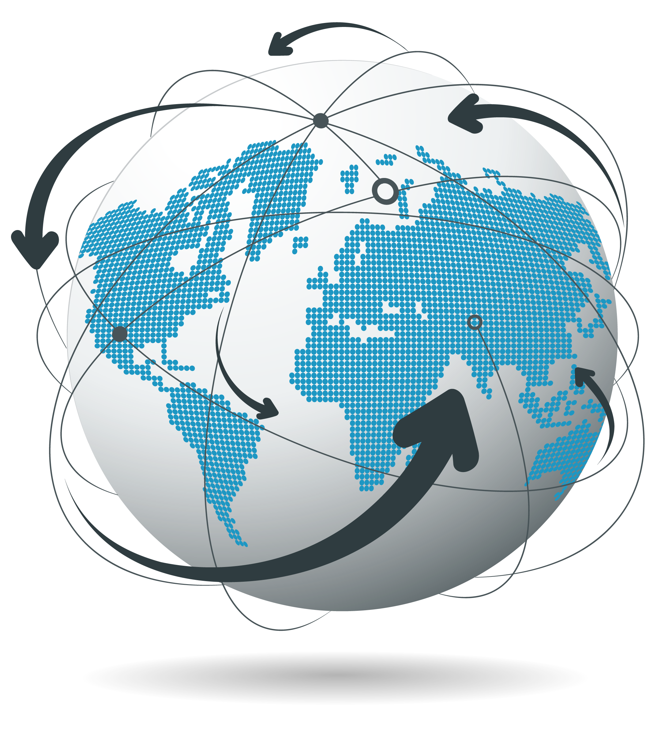 Technology 3D Globe HD Vector clipart preview