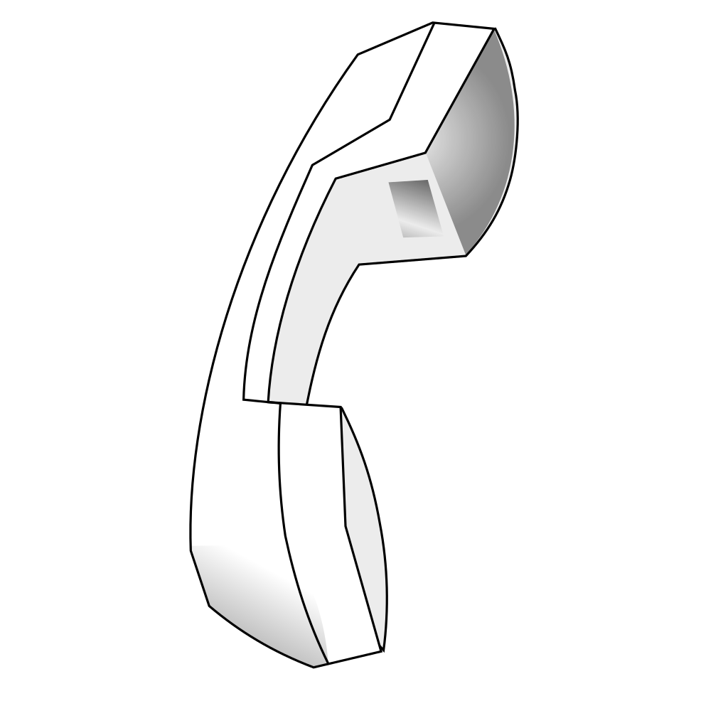 Telephone Handle Outline clipart preview