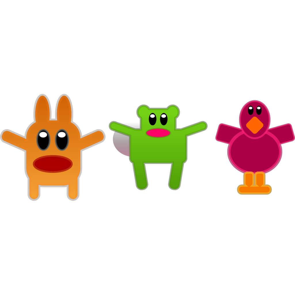 Toy Animals Cartoon clipart preview