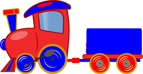 Train Art Cartoon clipart free download