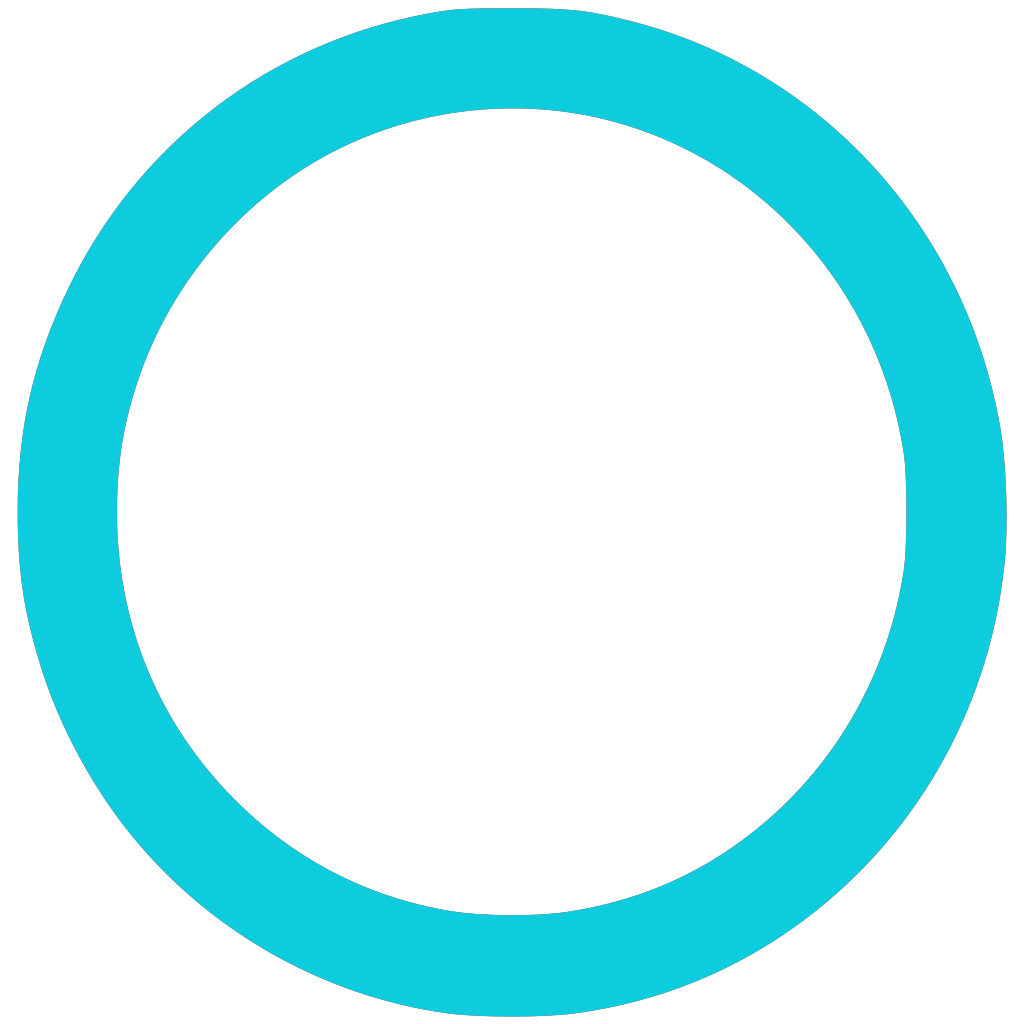 Turquoise Circle Icon clipart preview