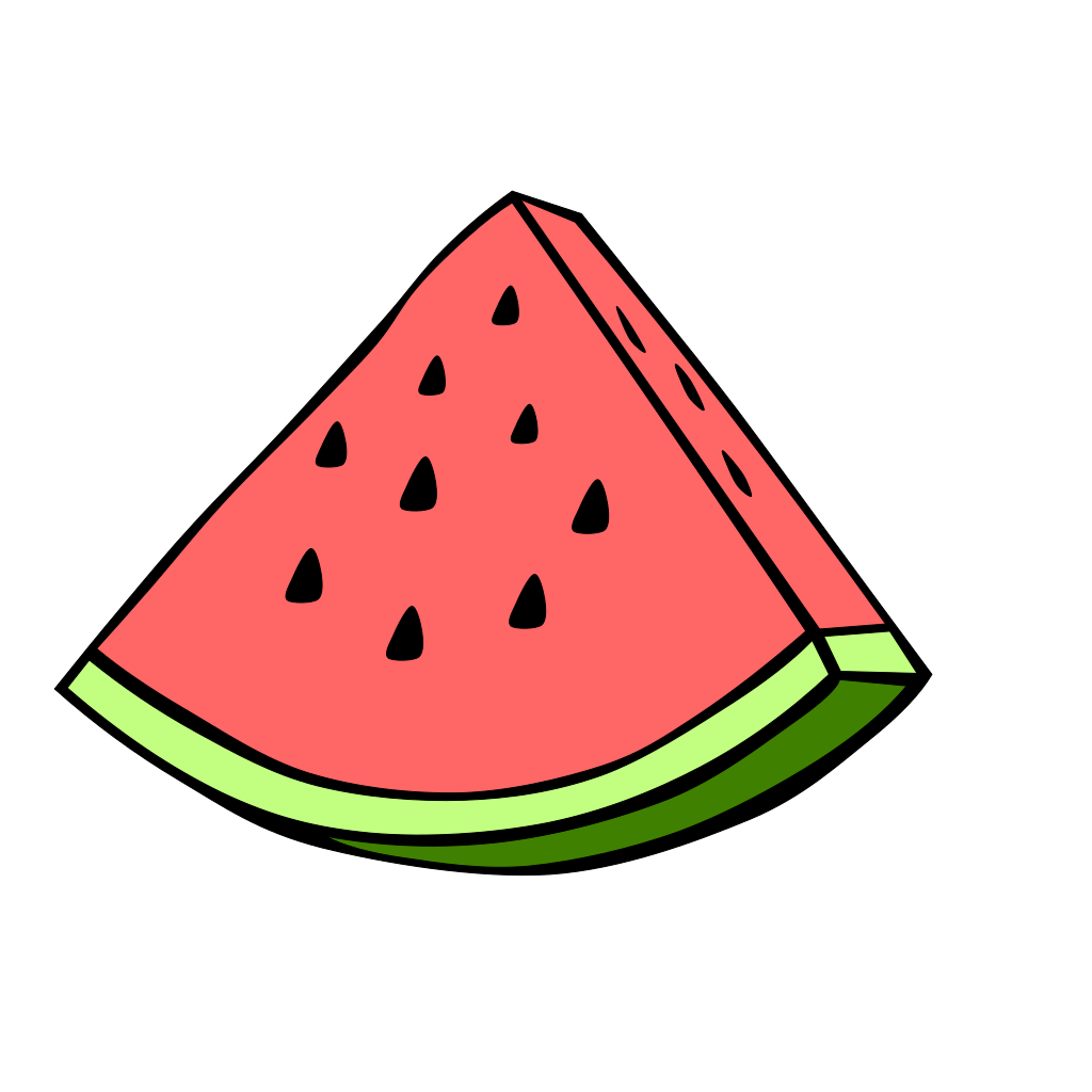 Watermelon Graphic Cartoon Fruit clipart preview