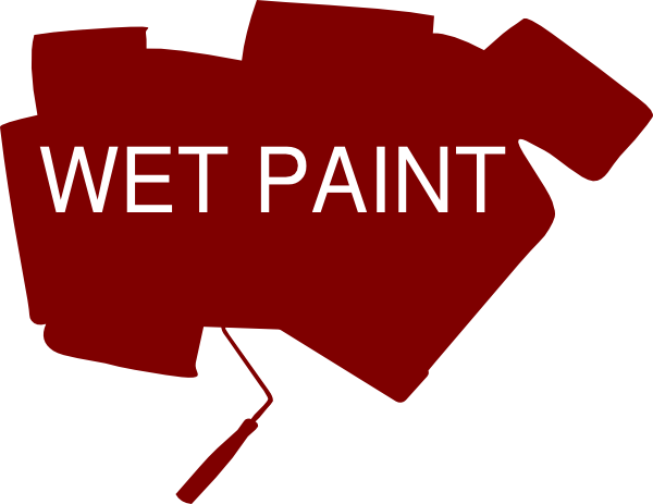 Wet Paint Sign clipart preview