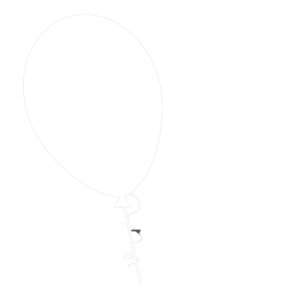 White Balloons Drawing clipart preview