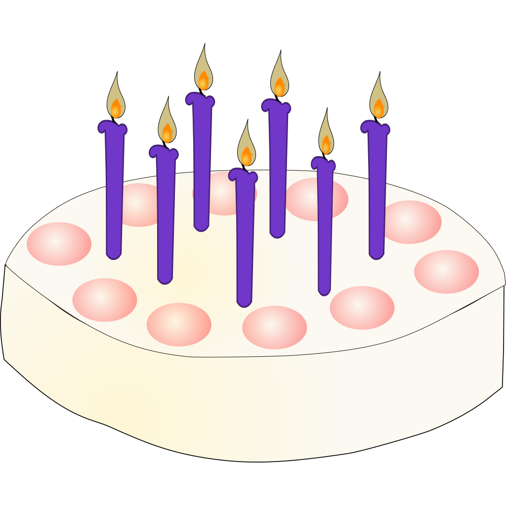 White Birthday Cake Png clipart free download