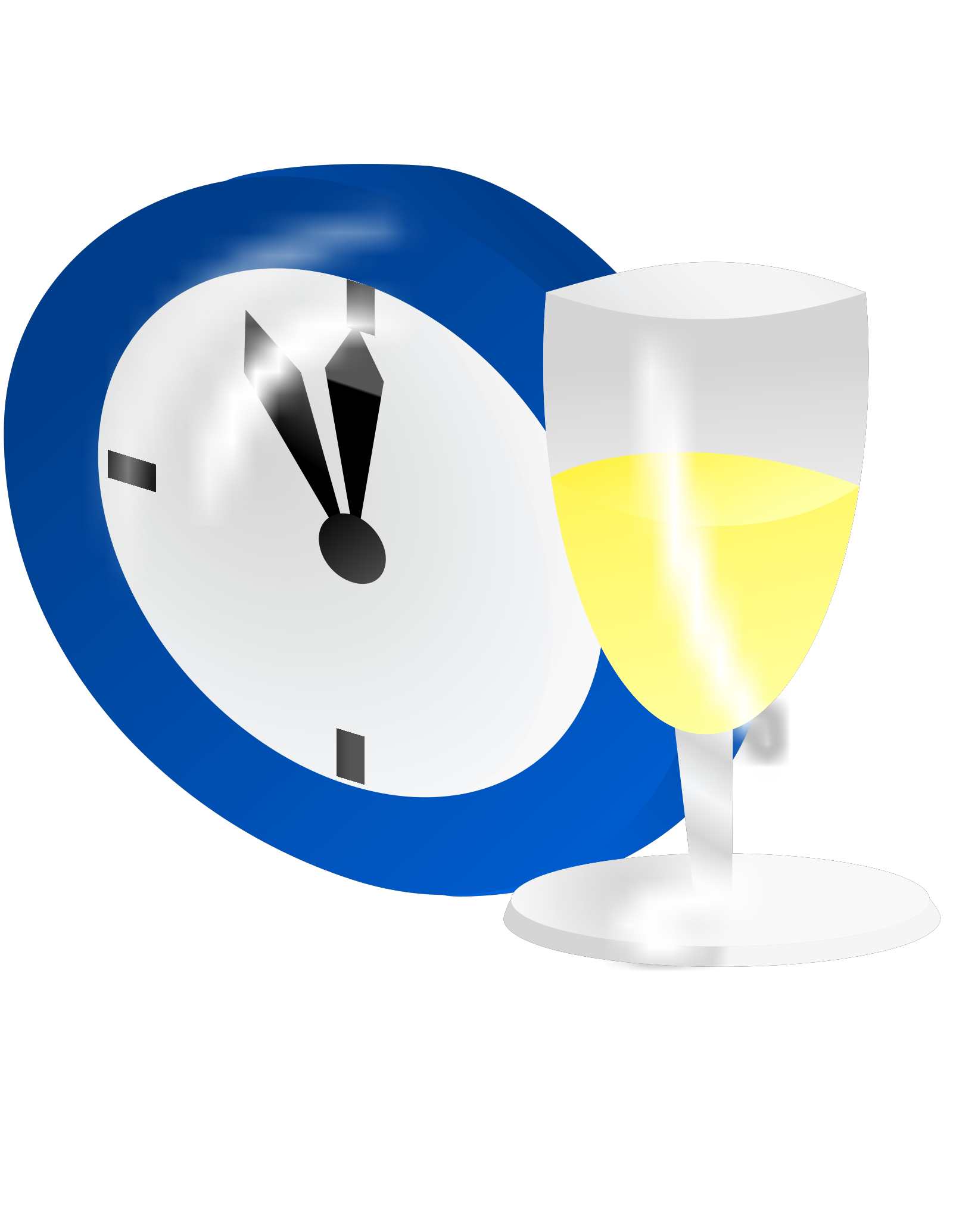 Wine Drink Time Icon clipart preview