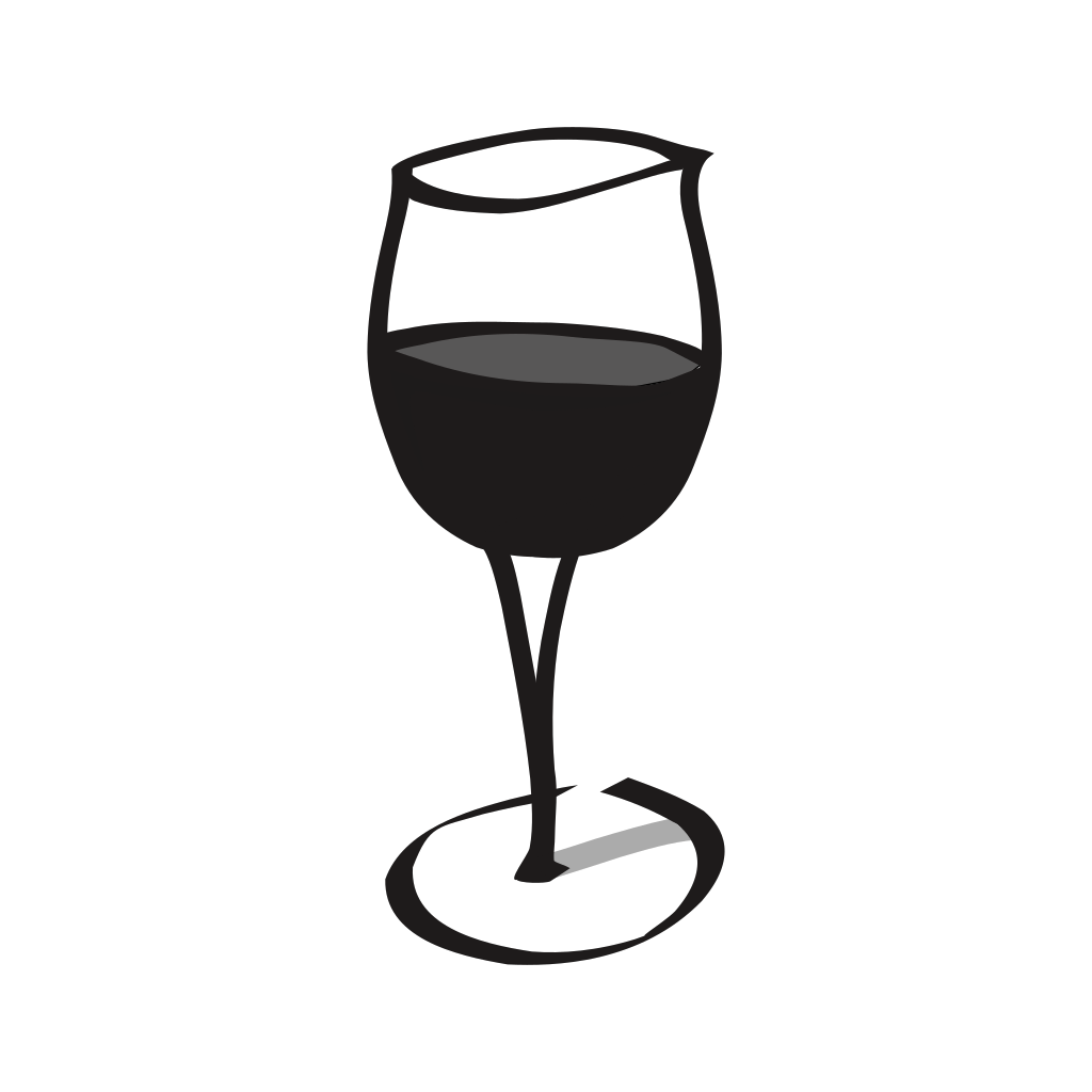 Wine glass black transparent clipart preview