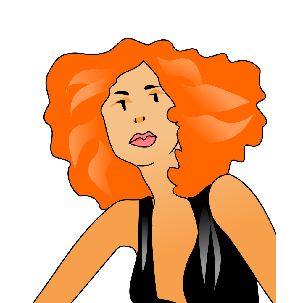 Woman Drawing  clipart preview