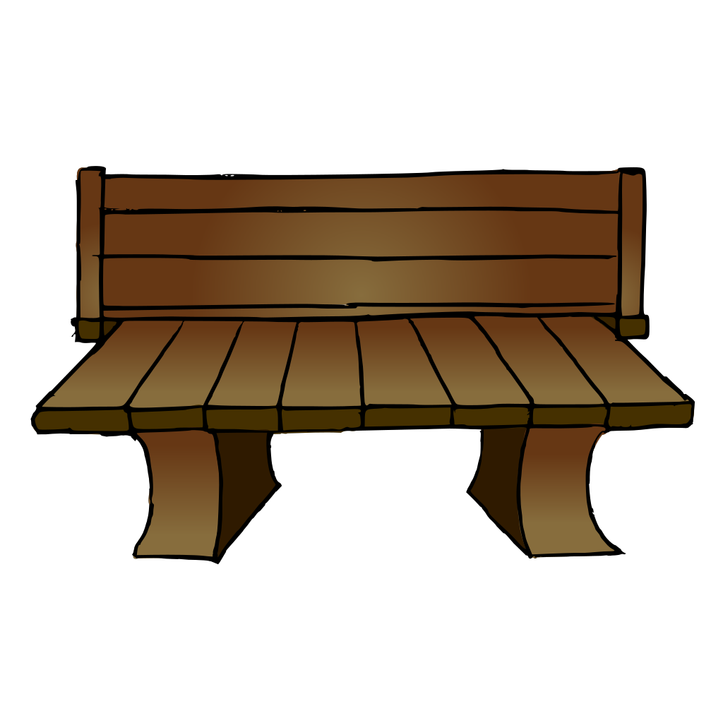 Wooden Chair Garden Park clipart preview