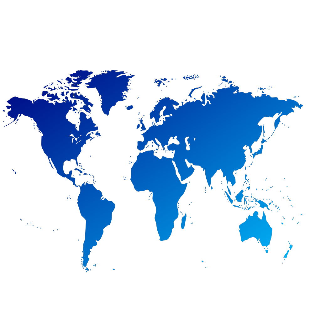 World Map Blue Graphic clipart preview