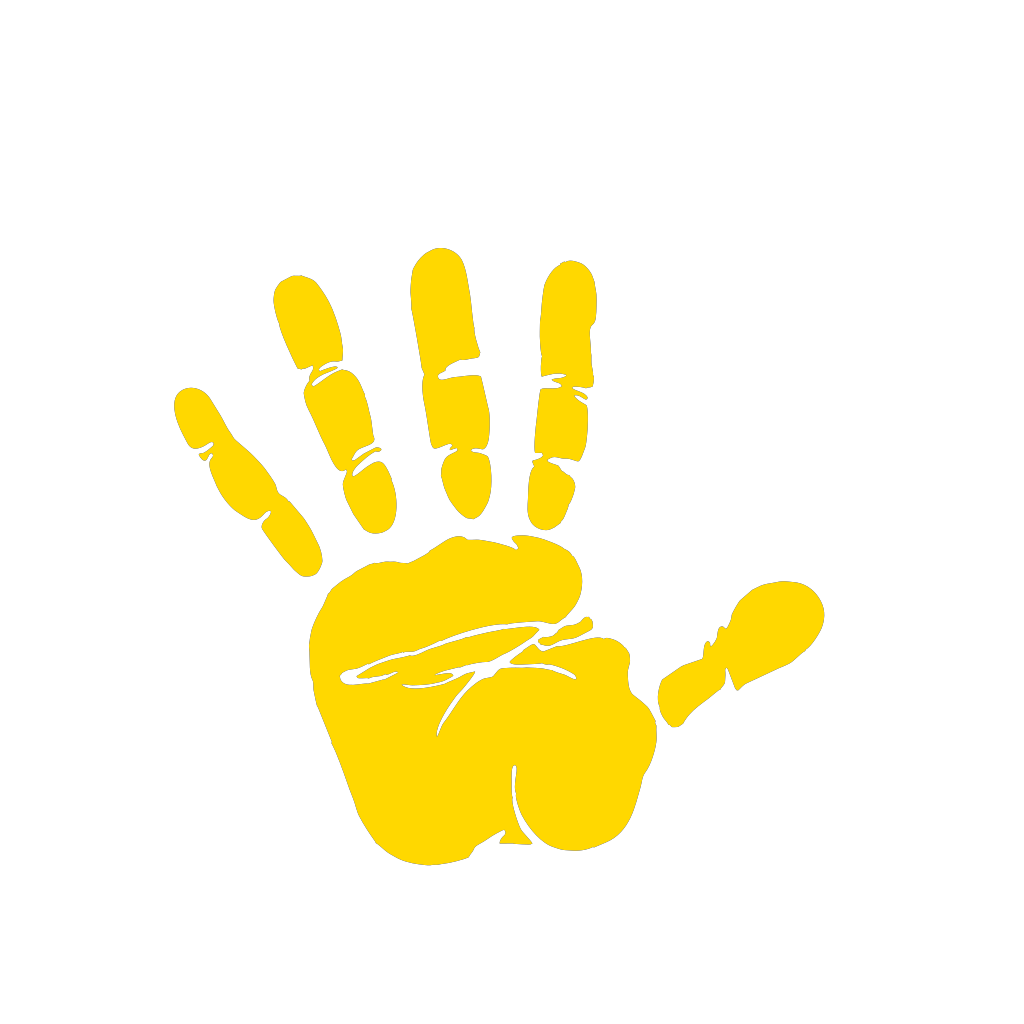 Yellow Hand Print clipart preview